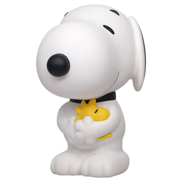 Snoopy Holding Woodstock Figural Bank