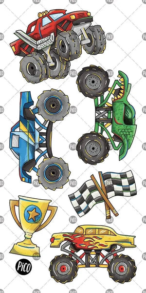 PiCO Temporary Tattoo Sheet - Ages 3+