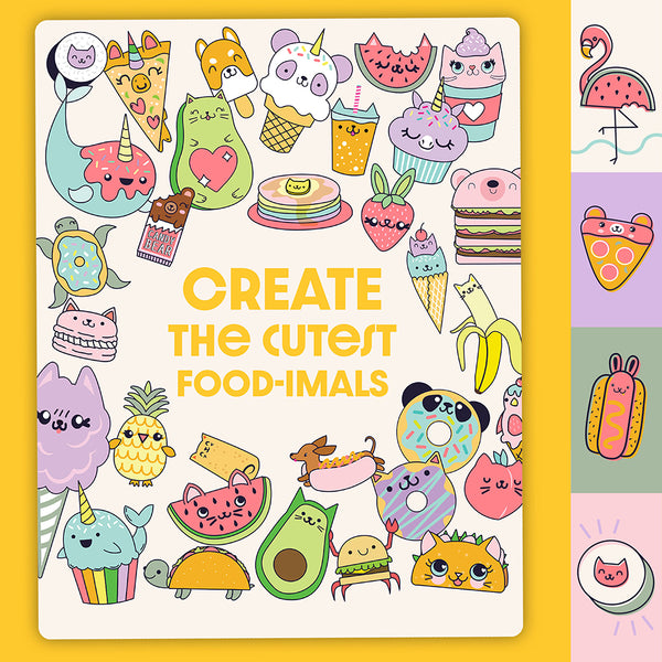 F. Angels: Food Animals Learn to Draw Activity Set - Ages 6+