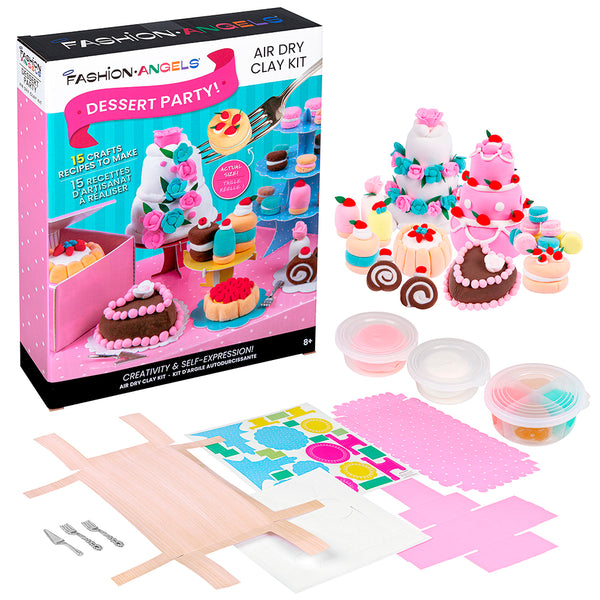 F. Angels: Air Dry Clay Kit - Dessert Party - Ages 8+