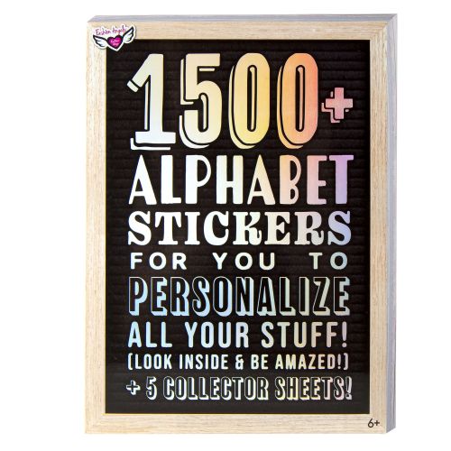 F. Angels: 1500+ Stickers Book - Alphabet - Ages 6+