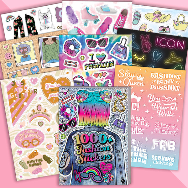 F. Angels: 1000+ Stickers Book - Fashion - Ages 6+
