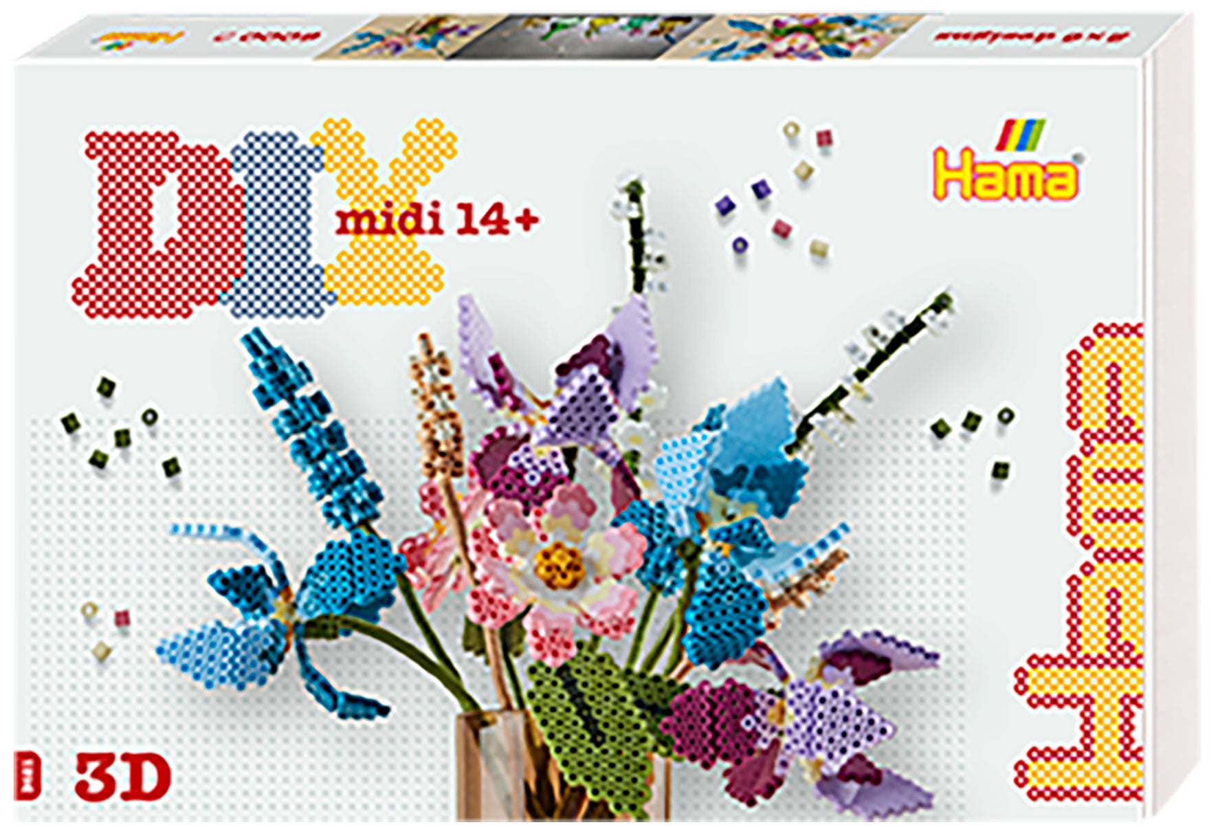Hama: Midi Beads Hama Art - Bouquet - Ages 14+