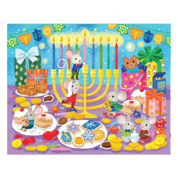 36pc Puzzle: Hanukkah Lights - Ages 3+