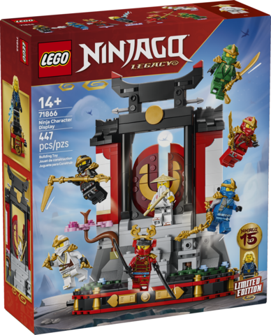 Lego: Ninjago Ninja Character Display 15th Anniversary - Ages 14+