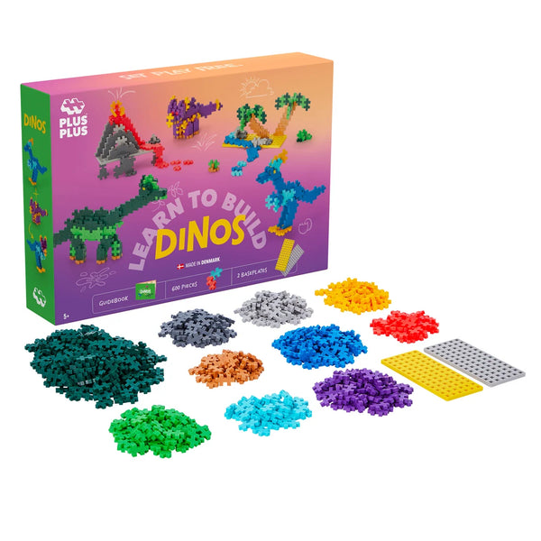 Plus-Plus Learn to Build Dinosaur 600 pcs