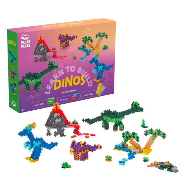 Plus-Plus Learn to Build Dinosaur 600 pcs