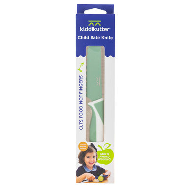 Kiddikutter: Child Safe Knife Sea Green (Limited Edition Colour!) - Ages 3+