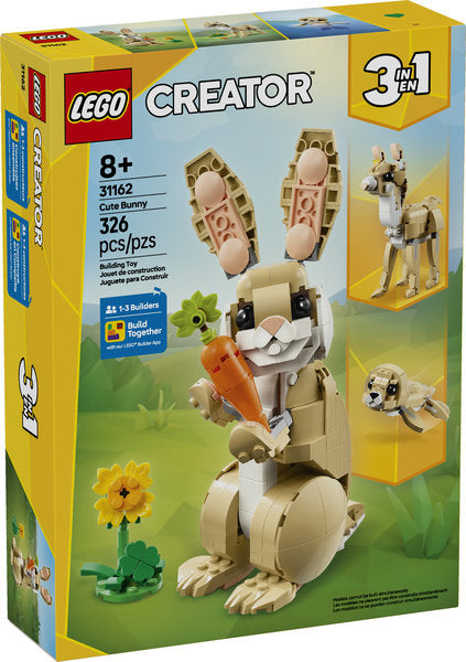 Lego: Creator Cute Bunny - Ages 8+
