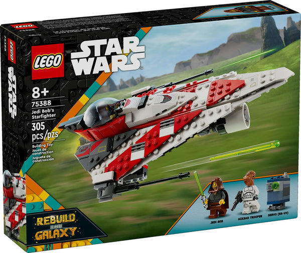 Lego Star Wars Jedi Bob's Starfighter Building Toy