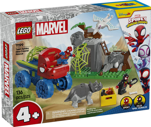 Lego: Marvel Team Spidey Dino Crawler Rescue - Ages 4+