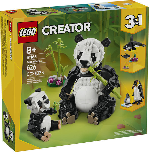 Lego: Creator Wild Animals - Panda Family - Ages 8+