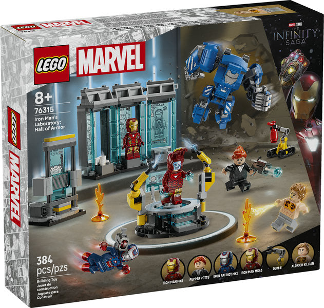 Lego: Iron Man's Laboratory: Hall.. V39 Ages 8+