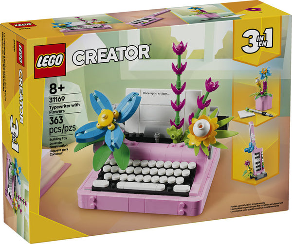 Lego: Creator Typewriter with Flowers - Ages 8+