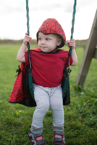 GP: Reversible Spider/Bat Cape - Size 2/3T