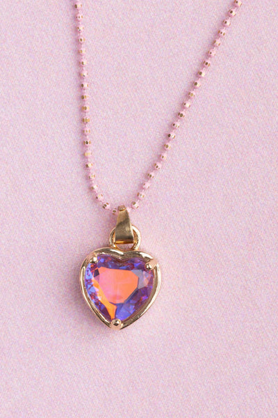 GP: Boutique Chic Lilac Love Necklace - Ages 3+