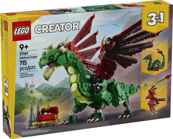 Lego: Creator Medieval Dragon - Ages 9+