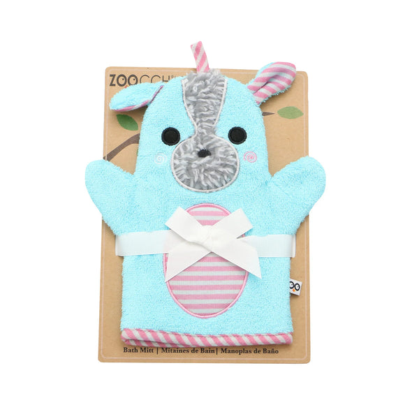 Baby Snow Terry Bath Mitt - Yoko Yorkie