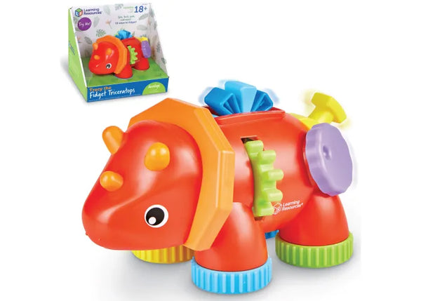 Tracy The Fidget Triceratops - Learning Resources