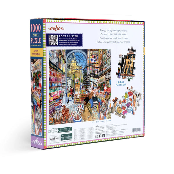 1000 Piece Puzzle: Artist Provisions  - Ages 12+
