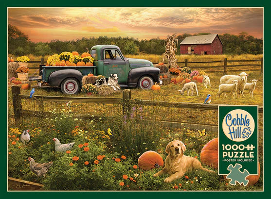 1000 Piece Puzzle: Harvest Time - Ages 9+