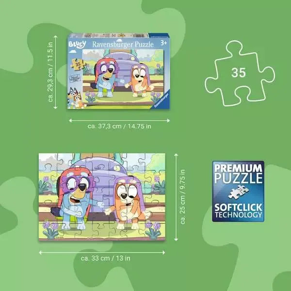 35 Piece Puzzle:  Bluey - Its Granny Time! - Age 3+
