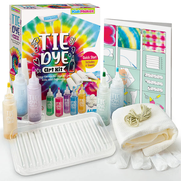KidzMaker: Tie Dye Art Kit - Ages 8+