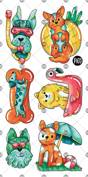 PiCO Temporary Tattoo Sheet - Ages 3+