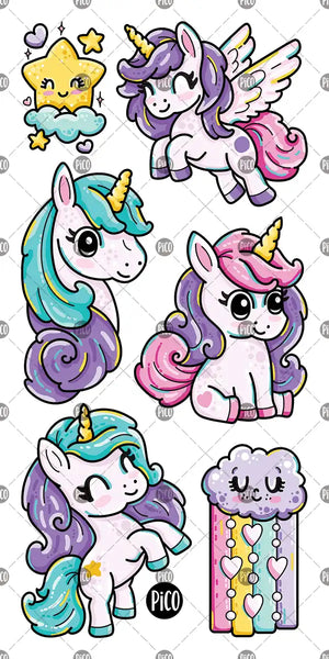 PiCO Temporary Tattoo Sheet - Ages 3+