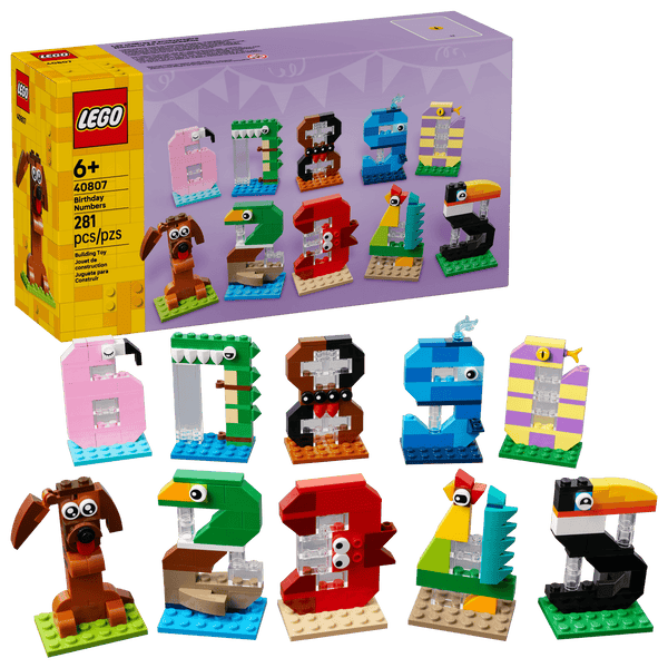 Lego Classic Birthday Numbers