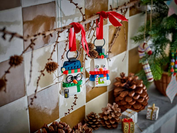 Lego Snowman Ornaments