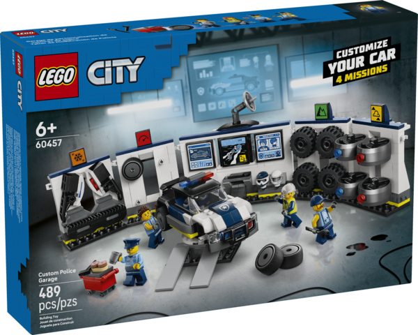 Lego: Custom Police Car Garage - Ages 6+