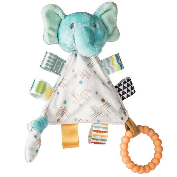 Taggies: Teether Rattle - Triangle Elephant - Ages 0M