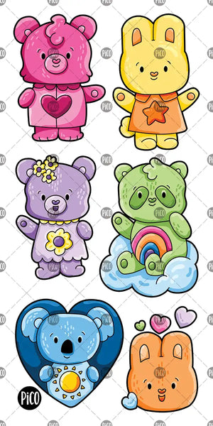 PiCO Temporary Tattoo Sheet - Ages 3+