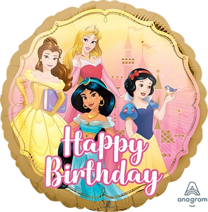 Princess Once Upon a Time Happy Birthday Balloon 17"