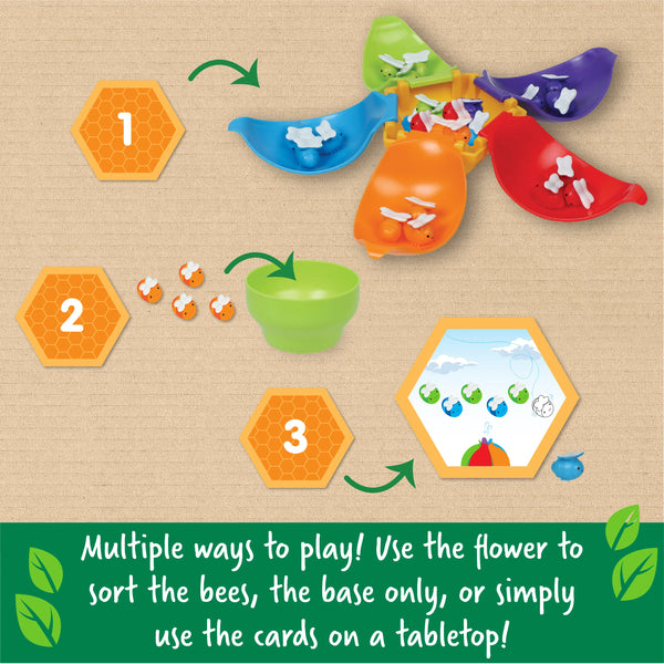 LR: Blooming Balance Bees Fine Motor Sorting Set - Ages 3+