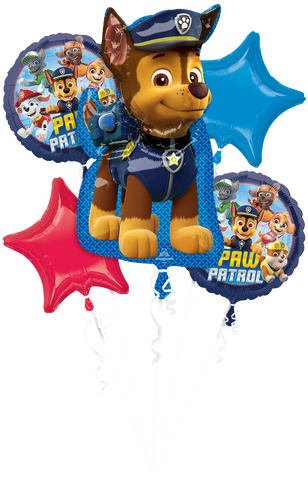 5 Balloon Bouquet: Paw Patrol