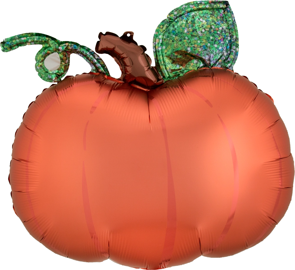 Satin Infused Pumpkin Balloon 25"