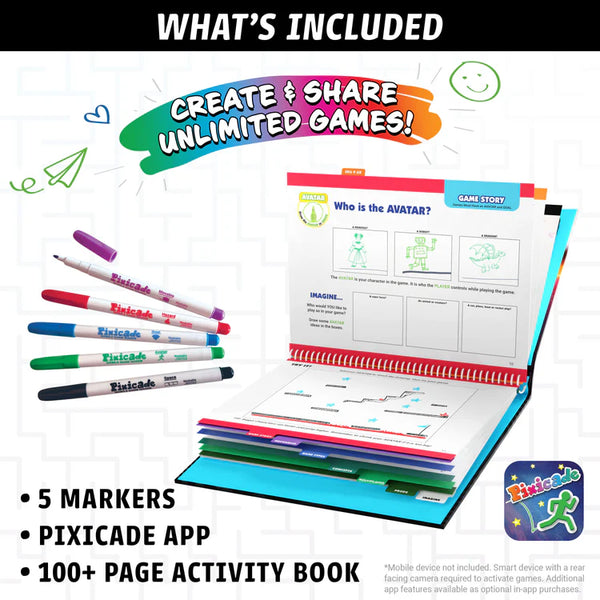 Pixicade: Draw Your Own Games - Ages 8+