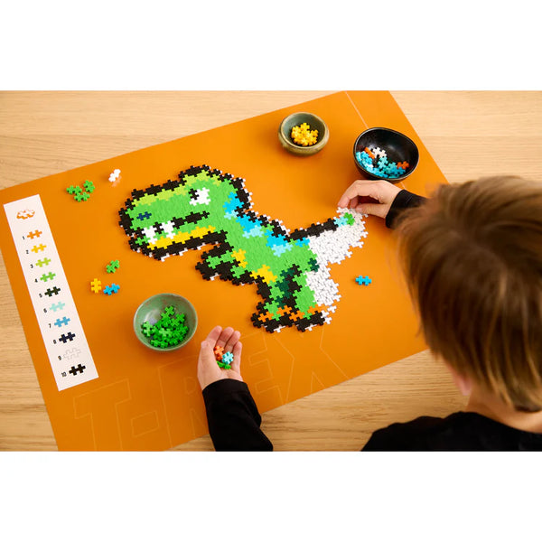 Plus Plus: T-Rex Puzzle by Number - Ages 5+
