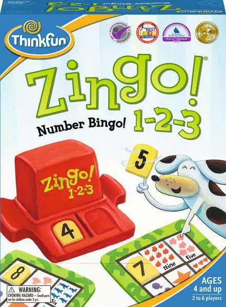 Games: Zingo 1-2-3 - Ages 4+