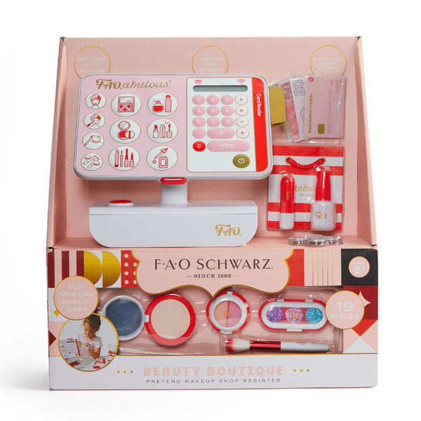 F.A.O. Schwarz - Toy Pretend Play Makeup Shop 19pc  - Ages 3+