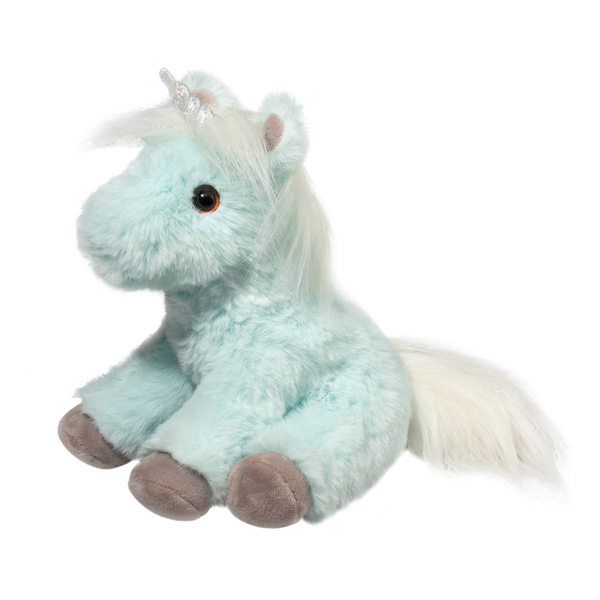 Douglas: Mini Soft Bonnie Ice Blue Unicorn - Ages 2+