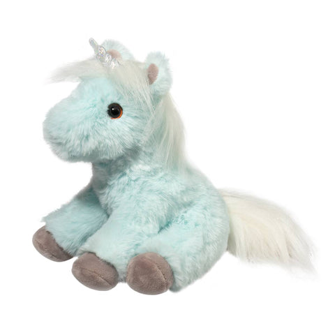 Douglas: Mini Soft Bonnie Ice Blue Unicorn - Ages 2+