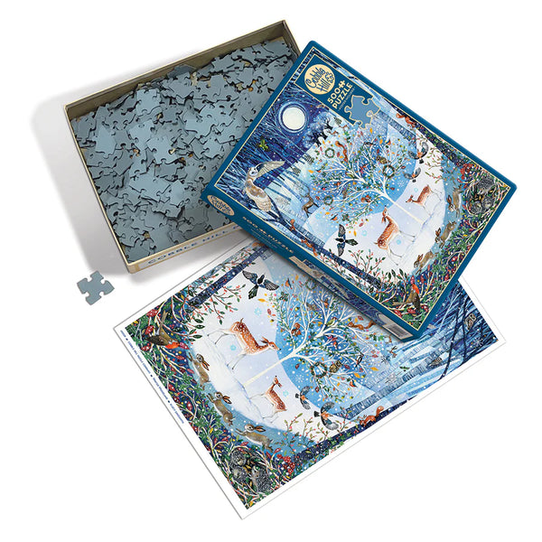 500 Piece Puzzle: Winter Woodland - Ages 10+