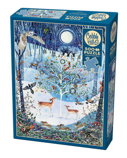 500 Piece Puzzle: Winter Woodland - Ages 10+