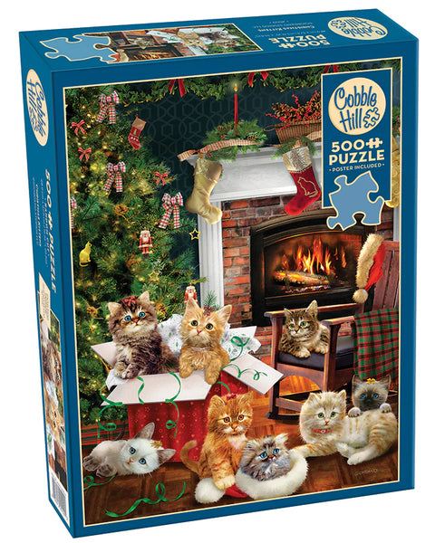 500 Piece Christmas Kittens