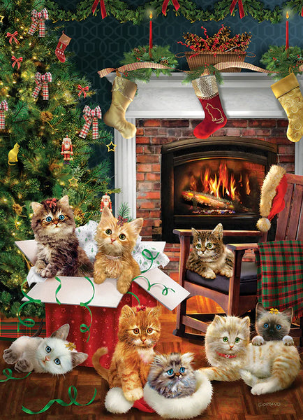 500 Piece Christmas Kittens