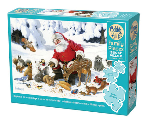 350 Piece Puzzle: Santa Claus and Friends (Family) - Ages 8+