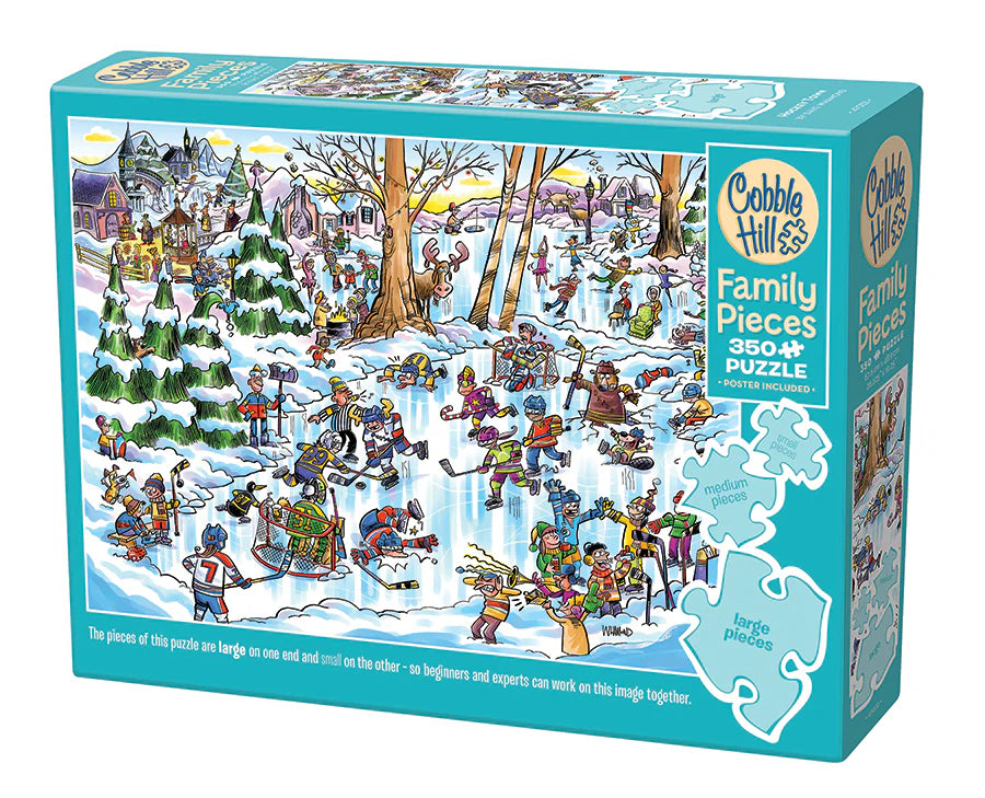 350 Piece Puzzle: Hockey Town (Family) - Ages 8+